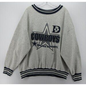 VINTAGE Dallas Cowboys Sweatshirt XL 1993 Official Fan NFL Football 90s
